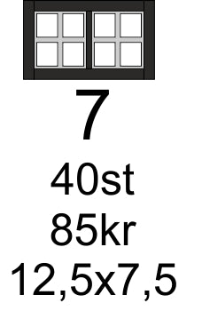 Fönsterark flera alternativ